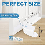 MAXTID Under Door Draft Stoppers 36 Inch Door Draft Blocker Draft Stoppers - Image 3