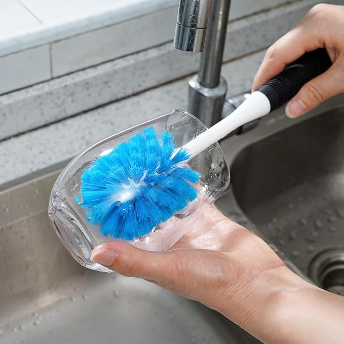 Dish Brush Set of 3 with Water Bottle Brush, Dish Scrub Brush and Scrubber Brush - Image 8