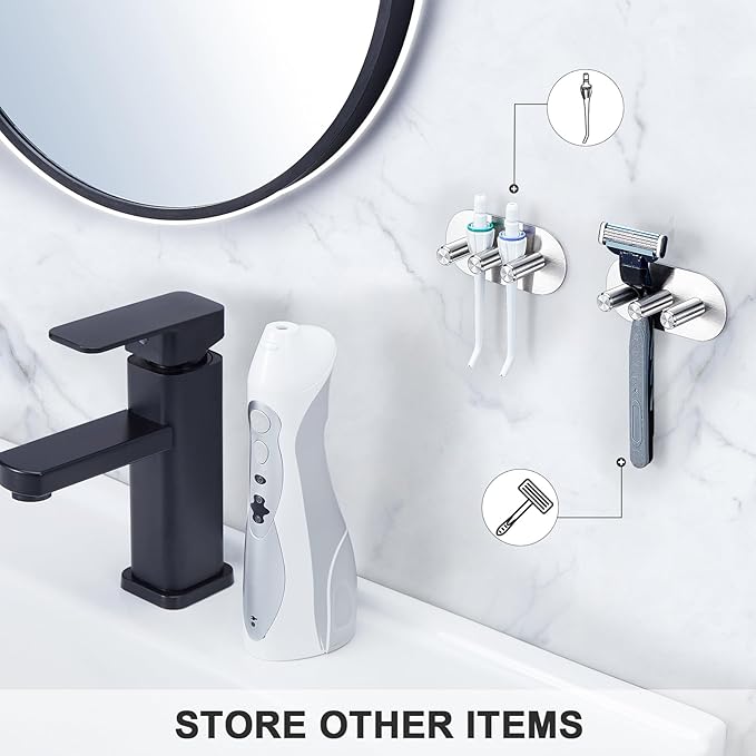 Electric Toothbrush Head Holder, Toothbrush Holders Wall Mounted, Adhesive - Image 7