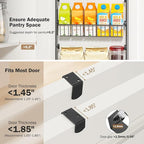 Delamu Over The Door Pantry Organizer, 5-Tier Pantry Door Organizers and Storage - Image 3
