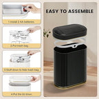 ELPHECO Bathroom Trash Can - Image 2