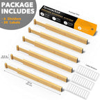 SpaceAid Bamboo Drawer Dividers - Image 3