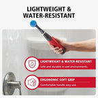 Rubbermaid Reveal Power Scrubber 18-Piece Kit, Cordless Electric Battery - Image 5