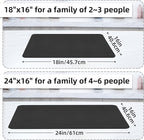 LOPNUR Kitchen Dish Drying Mat, Super Absorbent Dish Drying Pad, Diatomite - Image 5