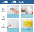 Sponge Holder for Kitchen Sink Caddy, Strong Adhesive Sponge Holder for Sink - Image 4