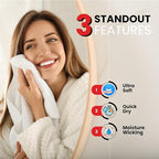 Infinitee Xclusives Purple Hand Towels - Image 4