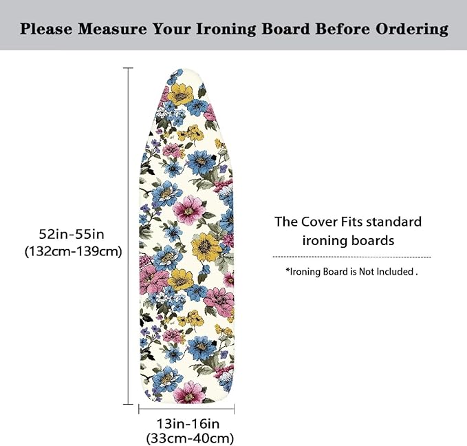 Portable Ironing Board Cover, Non Stick Scorch Dustproof Protector Iron Pad - Image 5