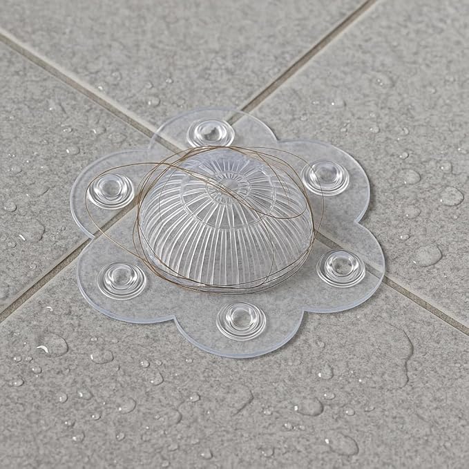2-Pack Hair Catcher Drain Cover – 5" Dome-Shaped Soft PVC - Image 8