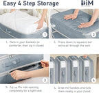 DIMJ Comforter Storage Bag - 100L Large Capacity Blanket Storage Compression - Image 6