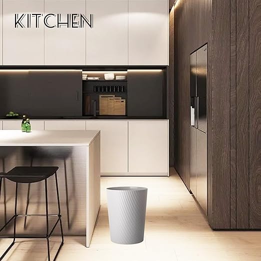 UUJOLY Small Trash Can Wastebasket Garbage Can Container Bins - Image 4