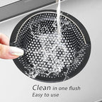 2 Pcs Black Kitchen Sink Drain Strainer - Image 4