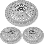 3 Pack Bathroom Sink Drain Strainer, Hair Catcher Shower Drain, Shower Drain by Unknown