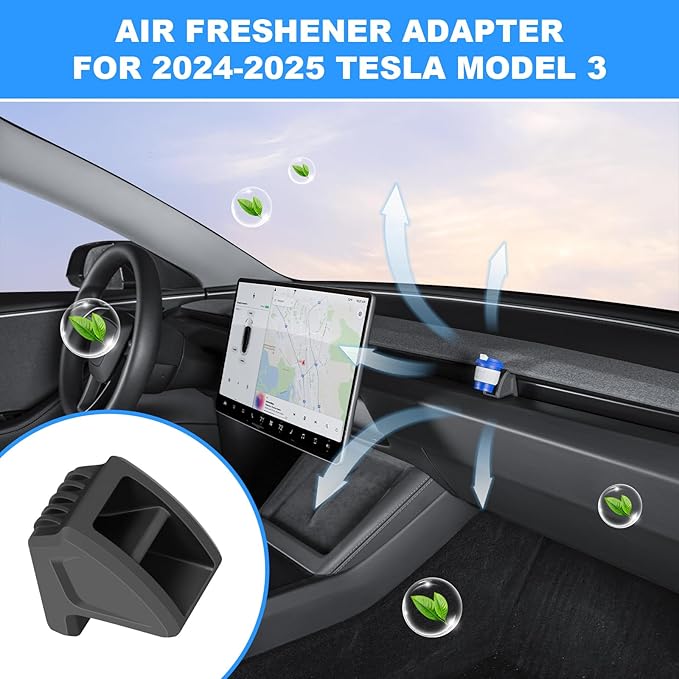 2Pcs Air Freshener Adapter for 2025-2026 Tesla New Model Y Juniper Launch - Image 2
