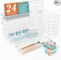 24 PCS Drawer Organizer Set, 4 Sizes Tool Storage Trays, Stationeries by Unknown