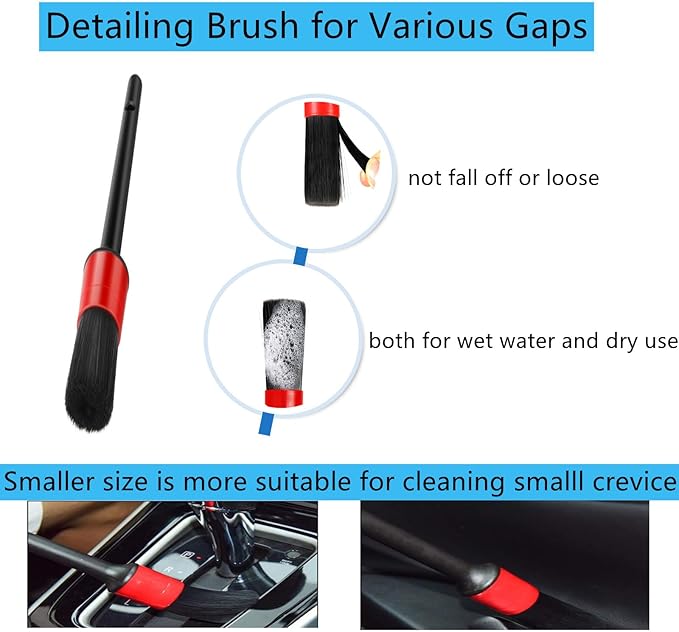 Car Interior Duster Detail Brush Cleaning Gel Kit, Soft Dash Vent Dusting Slime - Image 7