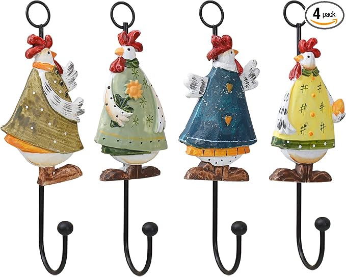 GDYOOSHOW Sunflower Resin Iron Hooks Chrysanthemum Flower Hooks by GDYOOSHOW