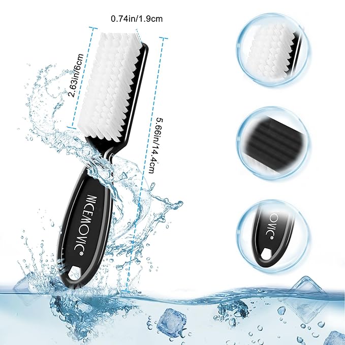 NICEMOVIC 20 Pcs Nail Brush for Cleaning Fingernails, Handle Grip Scrubber Brush - Image 4