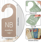Whaline Acrylic Baby Closet Dividers Boho Hanging Acrylic Infant Clothes Hanger - Image 2