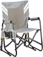 GCI Outdoor Stowaway Rocker - Varsity Gray/White by GCIOUTDOOR