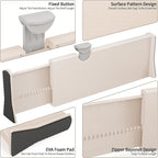 Drawer Dividers Organizer, Adjustable Separators 4" High Expandable from 11-17" - Image 4