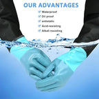 27" Full Arm Pond Gloves, Long Heavy Duty Gloves - Image 3