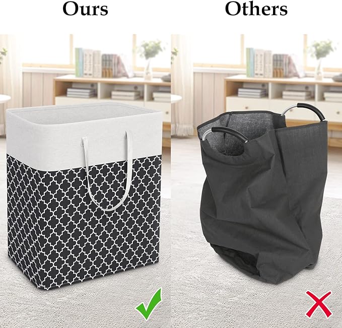 StorageRight Laundry Basket Hamper Large Collapsible Laundry Hamper - Image 5