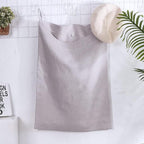 Amazhiyu Pure Linen Over The Door Laundry Hanging Hamper Bag - Image 2