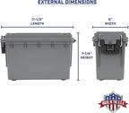 Sheffield 12792 2-Pack Ammo Storage Box, Stackable .30 Cal Field Boxes - Image 2
