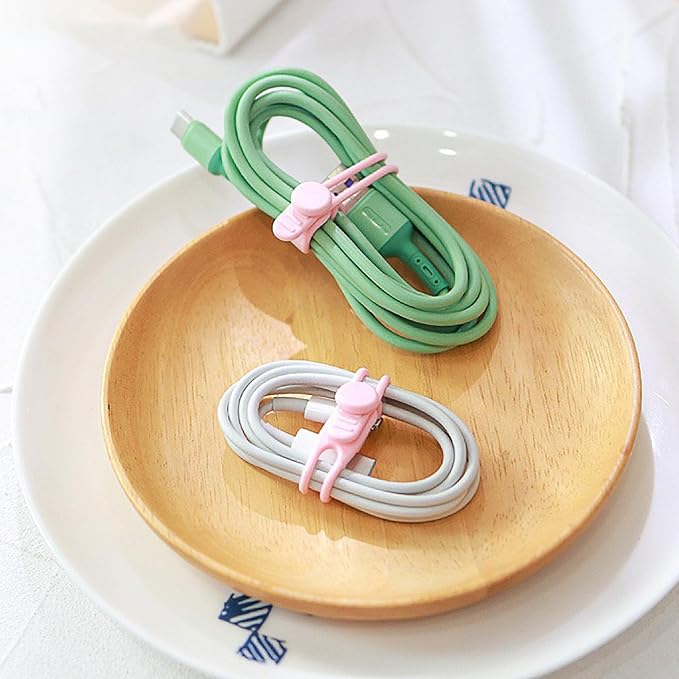 CoguZed 30Pcs Silicone Cable Ties, Reusable Cable Management Organizer - Image 6