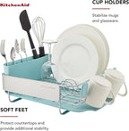 KitchenAid Compact Space Saving Rust Resistant Dish Rack - Image 3