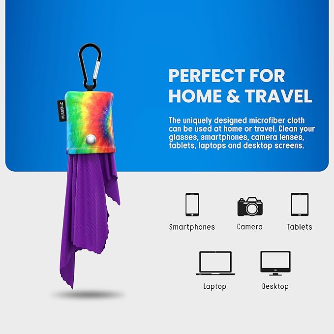 Microfiber Cloth & Glasses Wipes Lens & Glasses Cleaning Cloth - Image 5