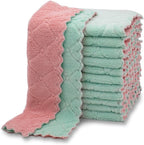 kimteny 12 Pack Kitchen Cloth Dish Towels, Premium Dishcloths, Super Absorbent by kimteny