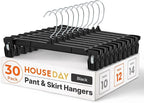 HOUSE DAY 30 Pack Pants Hangers by HOUSEDAY