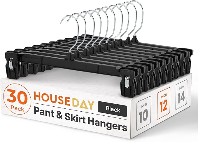 HOUSE DAY 30 Pack Pants Hangers by HOUSEDAY