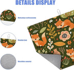 Cute Fox Dish Drying Mat for Kitchen Counter Animals Drying Pad Absorbent - Image 3