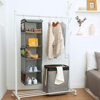 5 Shelves Hanging Closet Organizer, 2 Pack Hanging Storage - Image 5