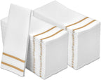 Disposable Hand Towels for Bathroom, Wedding Napkins for Tables, and Restrooms by FETE