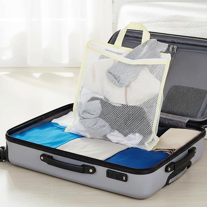 2 Pcs Hanging Laundry Bag Small Mesh Laundry Bag - Image 8