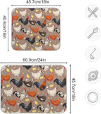 Hens Roosters Chicken Dish Drying Mat - Image 5