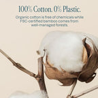 Cliganic Organic Cotton Swabs, Chlorine-Free Hypoallergenic, Gentle & Absorbent - Image 6