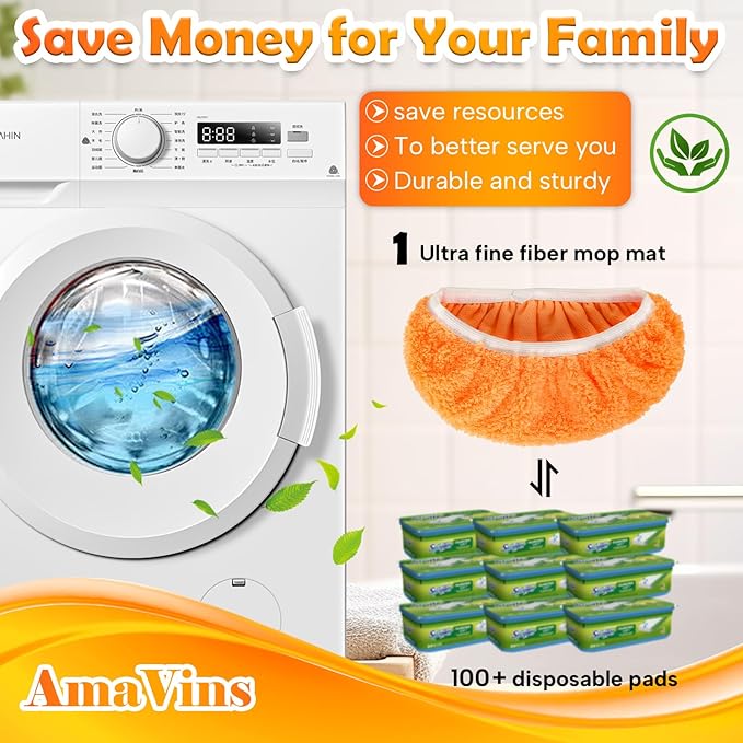 5 Pack Reusable Microfiber Mop Pads Compatible - Image 6