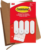 Command Large Wire Hooks, Holds up to 5 lb, 4 Hooks and 8 Strips, Damage-Free by Command