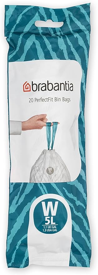 Brabantia PerfectFit Trash Bags Thick Plastic Trash Can Liners - Image 2
