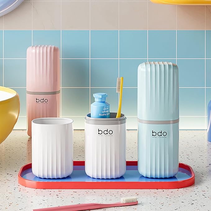 Toothbrush Cup Toothbrush Travel Case, Travel Toothbrush Holder Case - Image 3