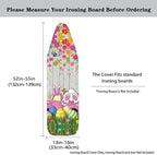 Bunny Ironing Board Cover Easter Standard Size Wood Print Ironing Board Dust - Image 5