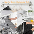 Dish Drying Mat, Silicone Dish Drying Mat - Image 8