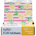 ForPro FUN Summertime 5" Foil Sheets, Aluminum Hair Foils by ForProProfessionalCollection