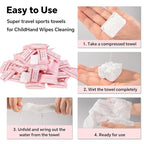Compressed Towels for Travel, 70 Bulk Pack Coin Tissues, Individually Wrapped - Image 5