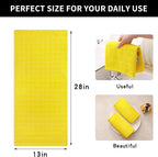 Homaxy 100% Cotton Terry Kitchen Towels, Checkered Designed, Soft and Super - Image 5
