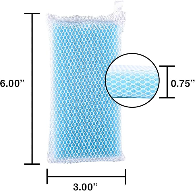 Non-Scratch Gentle Mesh Net Dishwashing Sponge, Quick Dry, Odor-Resistant Dish - Image 2